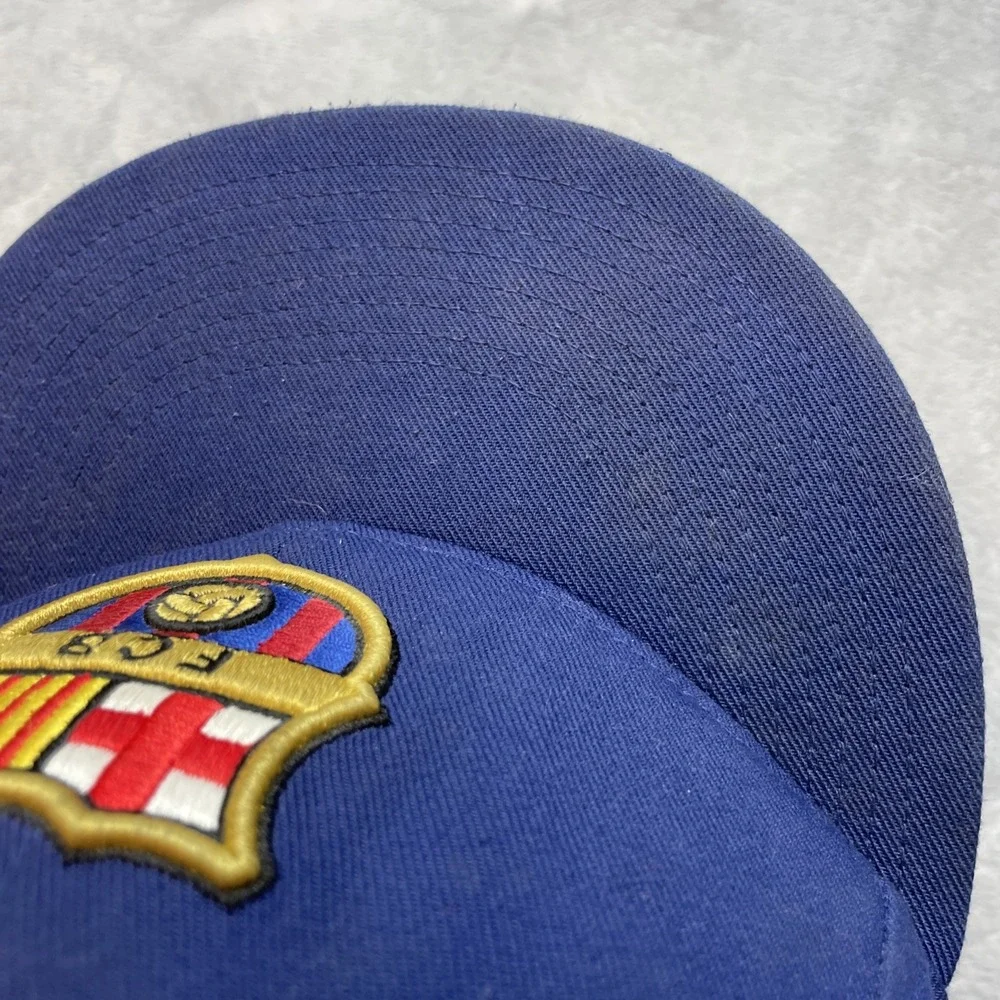 Nike True FCB Barcelona Trucker Hat Cap OSFM Blue Snapback Spanish Soccer FC‎